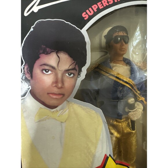 Michael Jackson Doll Grammy Awards Outfit Superstar of The 80s Blue - Picture 3 of 7